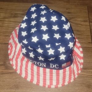 American Flag Unisex Star-Spangled Patriotic Bucket Washington DC Hat